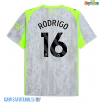 Camisa de time de futebol Manchester City Rodri Hernandez #16 Replicas 3º Equipamento 2025-26 Manga Curta